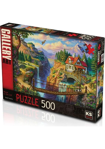 Ks Puzzle 500 Parça House On The Cliff
