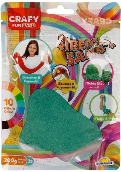 3608 Crafy Streç Oyun Kumu Yeşil 200 G