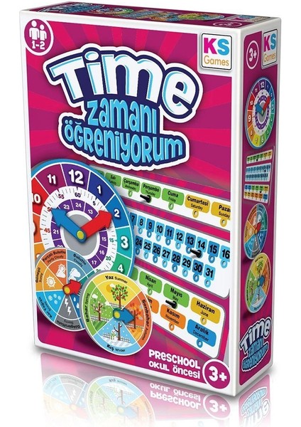 ZO234 Ks, Time - Zamanı Öğreniyorum / +3 Yaş