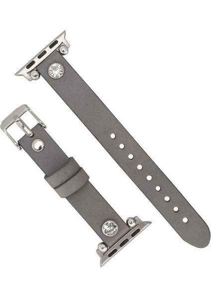 Apple Watch Uyumlu Deri Kordon Visby 38-40-41MM Rst9 modelleri