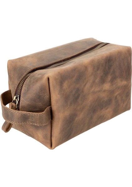Deri Bakım ve Seyahat Çantası, Xl Beden, Antik Kahve indirimleri