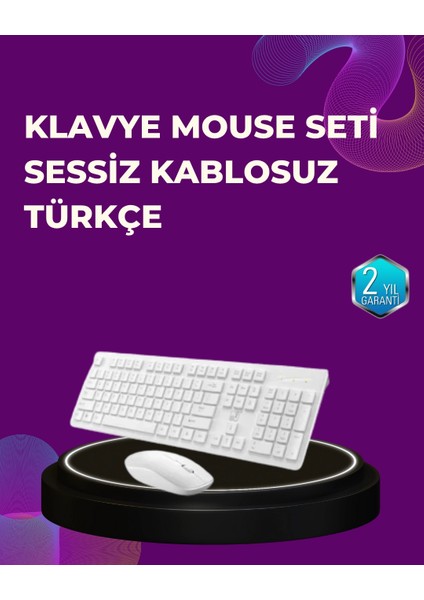 Ofis ve Ev Kullanımı Için Kablosuz Klavye Fare Seti - Ergonomik ve Pratik