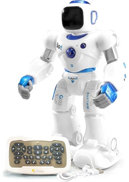 GAW--1088 Kumandalı Interaktif Şarjlı Eğitici Eğlendirici Akıllı Büyük Robot fiyatları