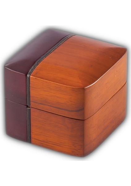 Ahşap Yüzük Kutusu -Safran