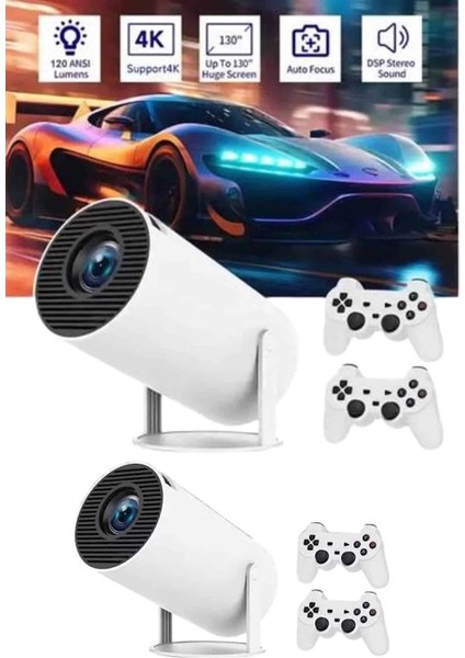 Full Hd 8 GB Ayaklı Çift Kollu 4K Video Oyun Konsolu Taşınabilir fiyatları