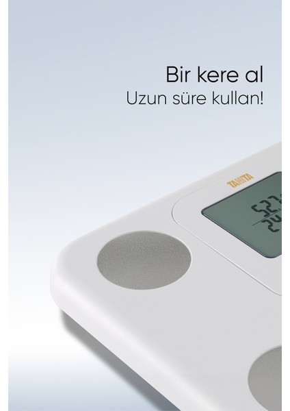 Akıllı Dijital Vücut Analiz Tartısı, Yağ, Sıvı, Kas ve Kilo Ölçer, Beyaz Renk, Plastik Materyal fırsatları