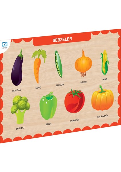 CAAHS-3205 Ca Games Ahşap Sebzeler Bul-Tak fiyatları