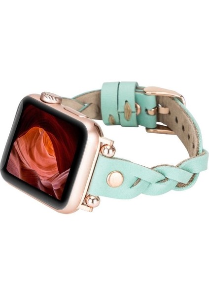 Apple Watch Uyumlu Deri Kordon Wanda 38-40-41MM Rt Brn7 fiyatları