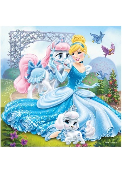 93465 Palace Pets Belle, Cinderella, Rapunzel 3X49 Parça Ravensburger Puzzle fırsatları