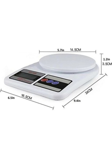 Hassas Dijital Tartı 7kg/1g, Gri, Plastik, Ithal Garantili modelleri