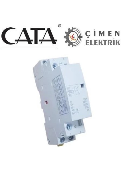 Cata Ct 9183 25A Sesiz Modüler Aydınlatma Kontaktörü fiyatları