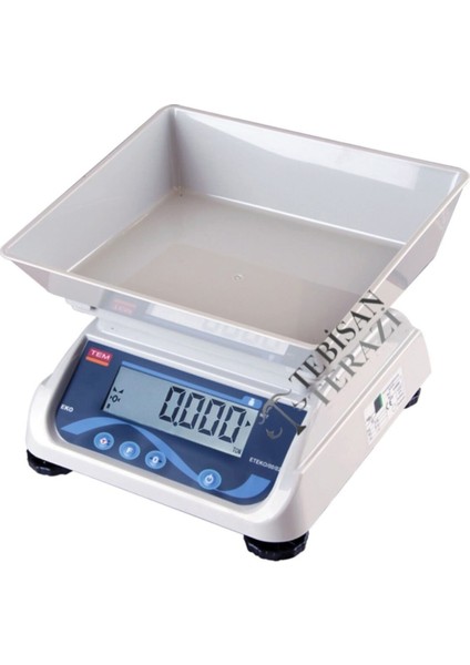 Cam Gövdeli Dijital Tartım, 30 Kg, Hassas Ölçüm, Şık ve Kullanışlı.