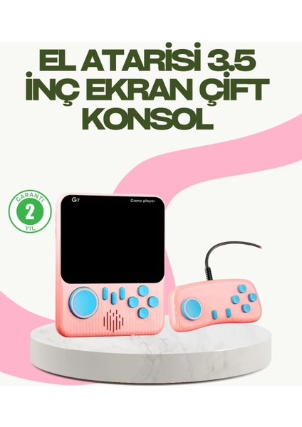 666 Oyunlu Retro Game Console – Tv ve Çift Gamepad Desteği