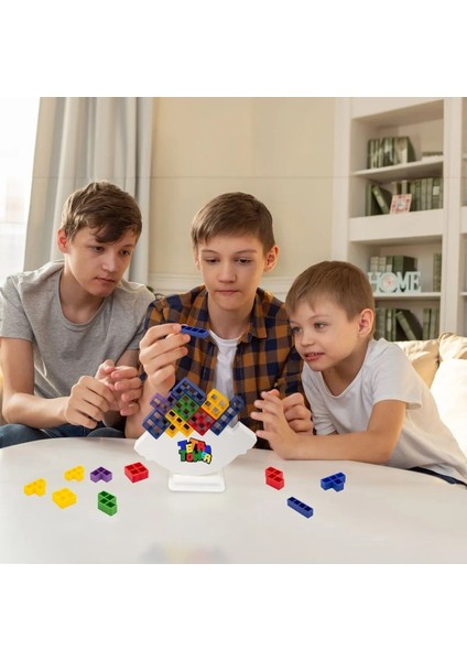 Tetra Kule Denge Oyuncağı Eğitici Kutu Oyuncak Tetris Kule Tetra Tower fırsatları
