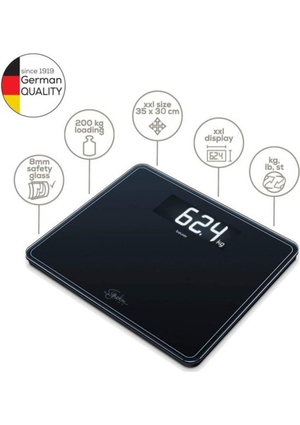 Gri Siyah Cam Dijital Banyo Tartısı, Hassas Ölçüm ve Şık Tasarım indirimleri