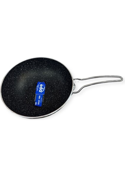 28 cm Metal Saplı Wok Tava Döküm Granit fiyatları