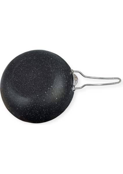 28 cm Metal Saplı Wok Tava Döküm Granit modelleri