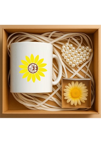 Kişiye Özel 3 Harf Monogram Hediye Kutusu, Konsept Hediye Sepeti - P207