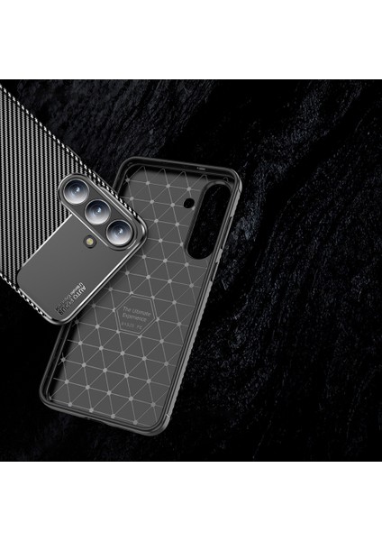 Samsung Galaxy S25 Fe Kılıf Brushed Negro Karbon Tasarım Tpu Kapak modelleri