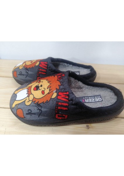 Yeni Sezon Pamuklu Rahat Taban Çocuk Aslan Figürlü Ev Terliği fiyatları