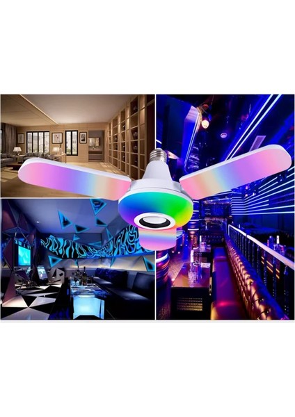 Flash Point 40 Watt Bluetooth 4+1 Musıc Magıc LED Ampul (5313) fırsatları
