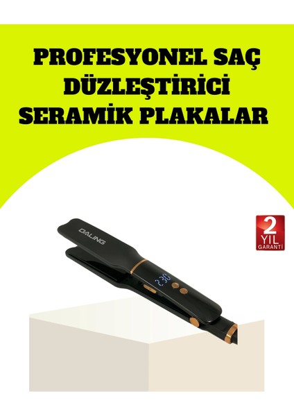 Saç Düzleştirici 30 Saniyede Isınma Hafif ve Portatif Tasarım