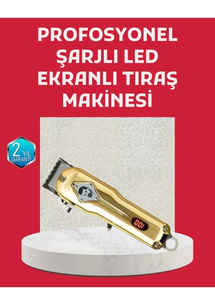 1800 Mah Bataryalı Uzun Kullanım Süreli Şarjlı Tıraş Makinesi