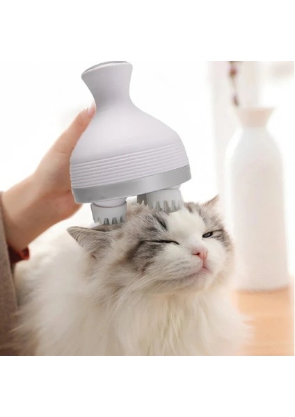 Kedi Otomatik Masaj Cihazı Kedi ve Köpek 3D Kafa Masajı Evcil (5313) fırsatları