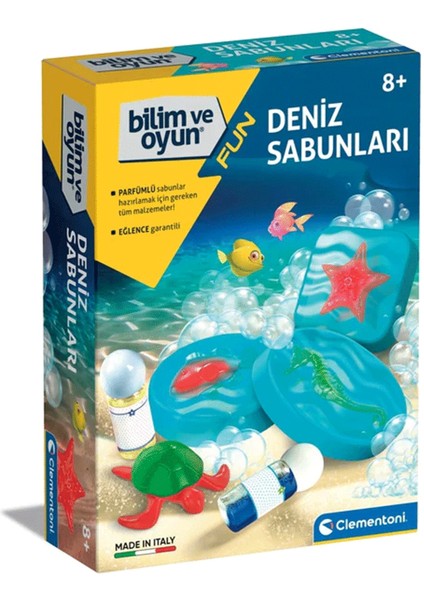 64189 Bilim ve Oyun - Deniz Sabunları-Clementoni