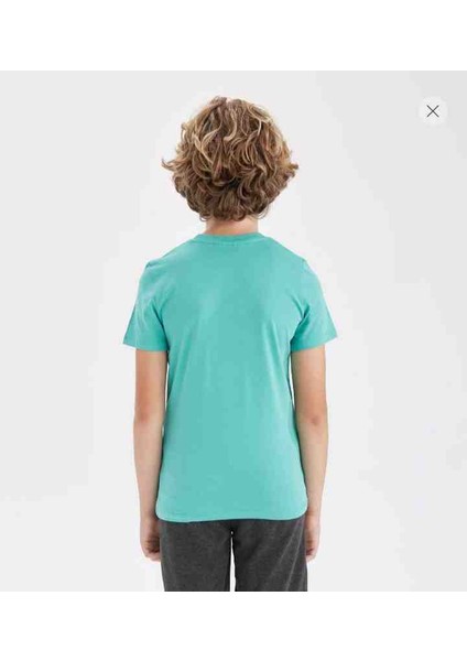 Erkek Çocuk Bisiklet Yaka Kısa Kollu Tişört modelleri