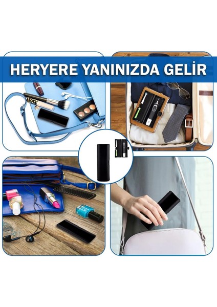 Oral B Şarjlı Diş Fırçası Koruma Kabı Hijyenik Saklama Kabı Tüm Modeller Için Uyumlu Siyah