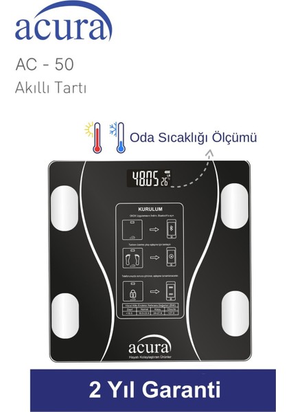 Çok Renkli Akıllı Dijital Tartı, Yağ, Su, Kas ve Kilo Ölçer, Ce Onaylı modelleri