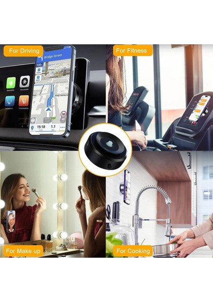 H875 Premium Magepro Vakum Tabanlı Type-C Telefon Tutucu modelleri