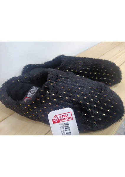 Kışlık Içi Pamuklu Peluşlu Kadın Ev Terliği modelleri