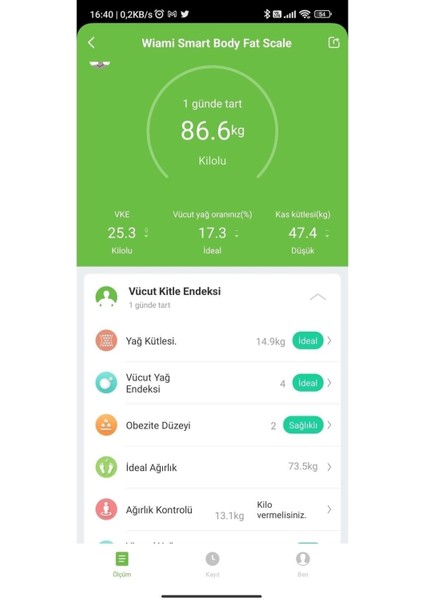 Akıllı Bluetooth Yağ Ölçer Tartı, Cam Tasarım, Beyaz Renk, Kişisel Bakım Için Uygun. fiyatları