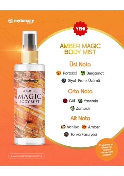 Amber Magic Vücut Spreyi 150ML fiyatları