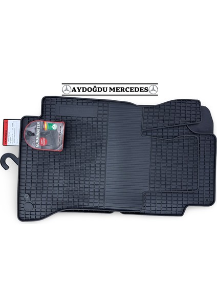 Mercedes-Benz C-Serisi W205 Schönek Kauçuk Paspas Takımı Siyah Made In Germany (2014-2021)