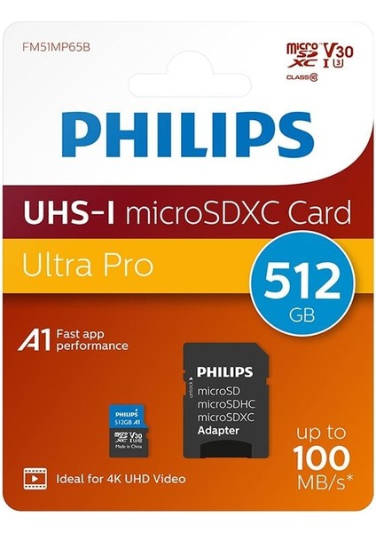 Phııps 512GB Mıcro Sdxc 100 Mb/s C10 FM51MP65B/00 fiyatları