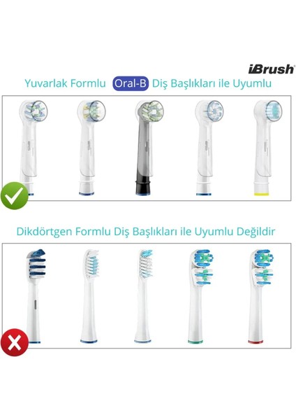 Oral-B Şarjlı ve Pilli Diş Fırçaları Uyumlu 2 Adet Şeffaf Koruyucu Kapak modelleri