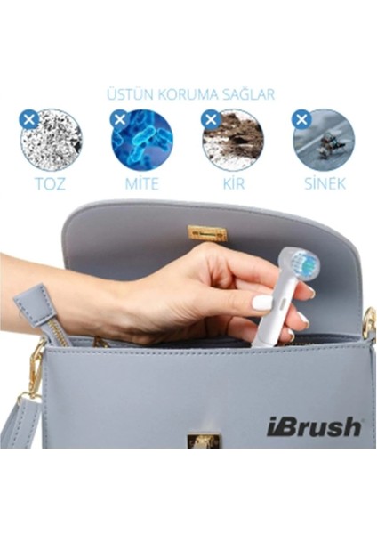 Oral-B Şarjlı ve Pilli Diş Fırçaları Uyumlu 2 Adet Şeffaf Koruyucu Kapak fırsatları