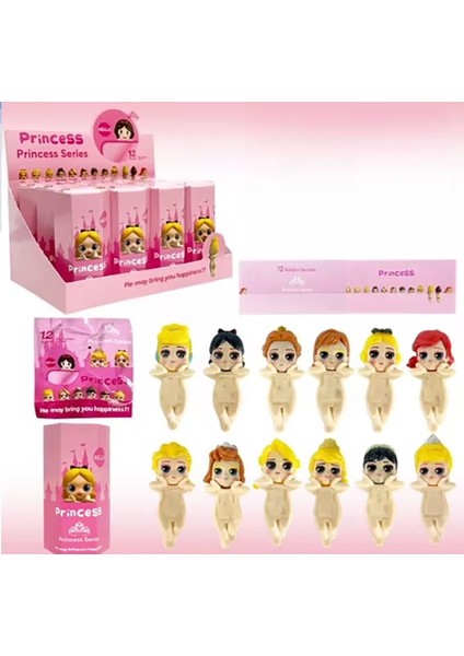 Sonny Angel Princess Serisi (Rastgele 1 Model Gönderilir) Yapışkanlı Cıblak Bebek Blind Kutu
