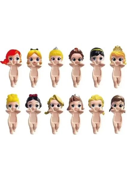 Sonny Angel Princess Serisi (Rastgele 1 Model Gönderilir) Yapışkanlı Cıblak Bebek Blind Kutu modelleri