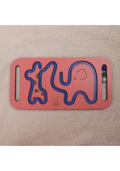 Ahşap Oyuncak Odası Ahşap Özel Tasarım Safari Misketli Labirent oyunu fiyatları