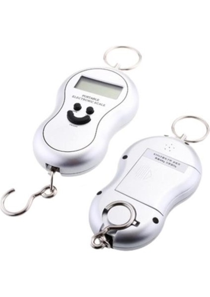 Beyaz Dijital LED Ekran El Terazisi Cep Tartısı, Hafif ve Kullanışlı