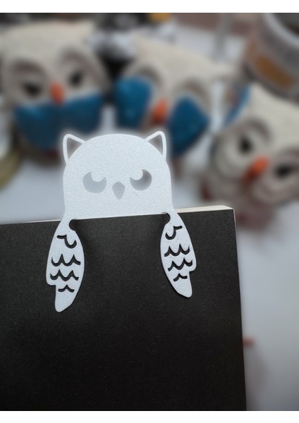 3D Baskı Baykuş Kitap Ayracı