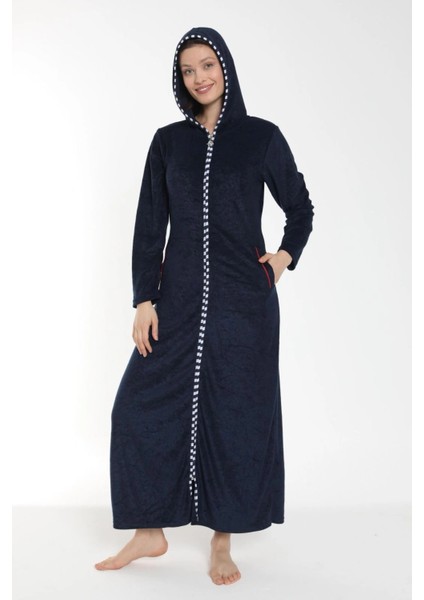 Cicikom 104030 Bayan Kapşonlu Havlu Elbise