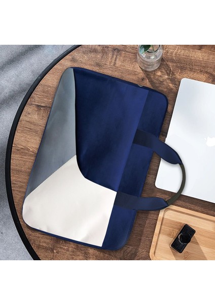 Apple iPad Pro 13 (2024) ile Uyumlu Tablet Çantası+Bluetooth Klavye+Bluetooth Mouse+Tablet Standı Beyaz AL5295