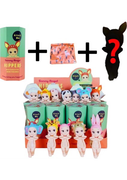 Sonny Angels Hippers Decorative Mini Serisi Figürü (Rastgele 1 Model Gönderilir) Dino Blind Box
