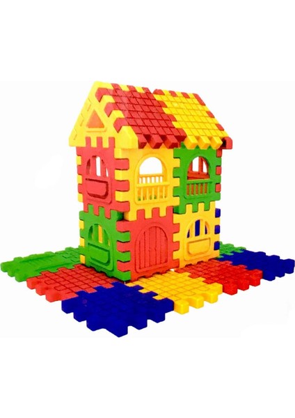 Puzzle City 3D Yapı ve Tasarım Blokları 128 Parça
