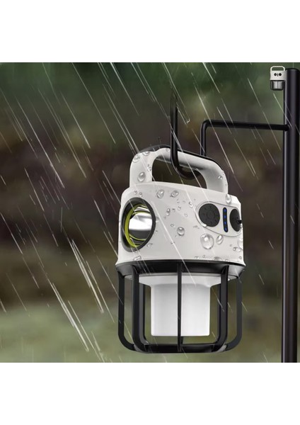 Çift Işıklı Kamp Lambası El Feneri Powerbank Özellikli (Gün Işığı - Beyaz) CH-22025 (4944) modelleri